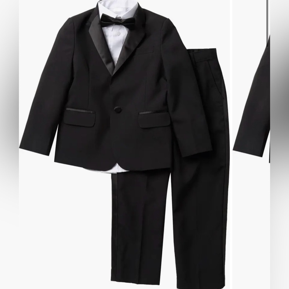 Nautica 18M toddler Black Tuxedo Jacket & Pants Set